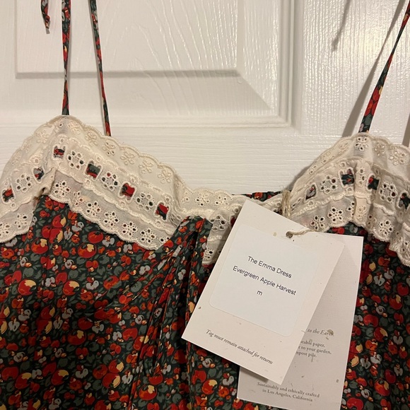 NWT Christy Dawn Emma Dress in Evergreen Apple Harvest - Picture 8 of 8